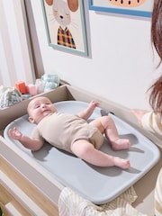 Tutti Bambini Cloud Grey Cushi Mini Baby Changing Mat - Image 1 of 4