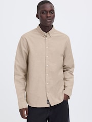 Blend Natural Adas Long Sleeve Oxford Shirt - Image 1 of 8