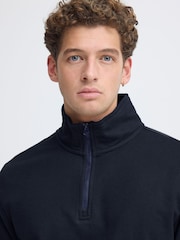Blend Blue Brody High-Neck Quarter Zip Sweatshirt - Image 4 of 7