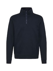 Blend Blue Brody High-Neck Quarter Zip Sweatshirt - Image 6 of 7