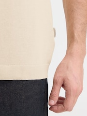 Blend Natural Bray Knit Polo Shirt - Image 5 of 8