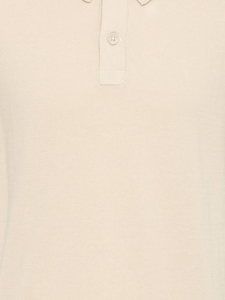 Blend Natural Bray Knit Polo Shirt - Image 8 of 8