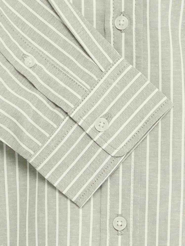 Blend Green Adas Oxford Long Sleeve Shirt - Image 8 of 8