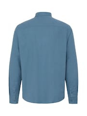 Blend Blue Bobby Long Sleeve Linen Blend Shirt - Image 7 of 7