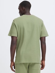Blend Green Fillip Crew Neck Textured T-Shirt - Image 2 of 8