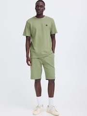 Blend Green Fillip Crew Neck Textured T-Shirt - Image 3 of 8