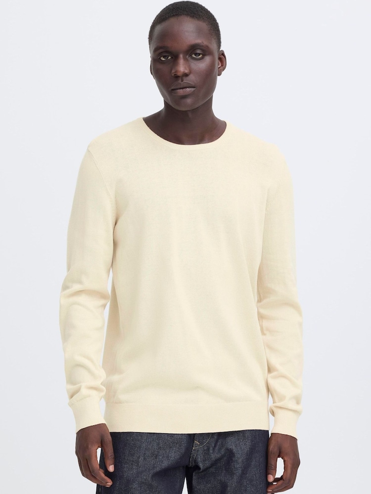 Blend Natural Bray Crew Neck Jumper - Image 1 of 7