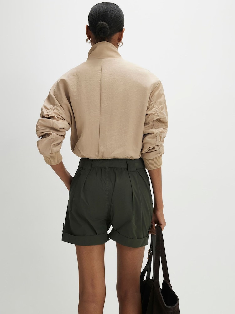 River Island Green Belted Utility Shorts - Image 2 of 4