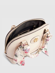 River Island Patent Handle Kettle Bag with Scarf - Image 6 of 6