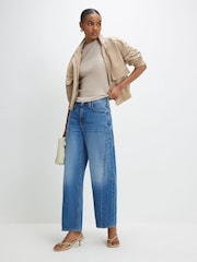 حزمة 3 من بلوزات مضلعة بأكمام فوق الكتف من River Island - Image 6 of 6