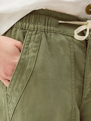 Monsoon Green Megan Cropped Barrel Trousers - Image 2 of 6