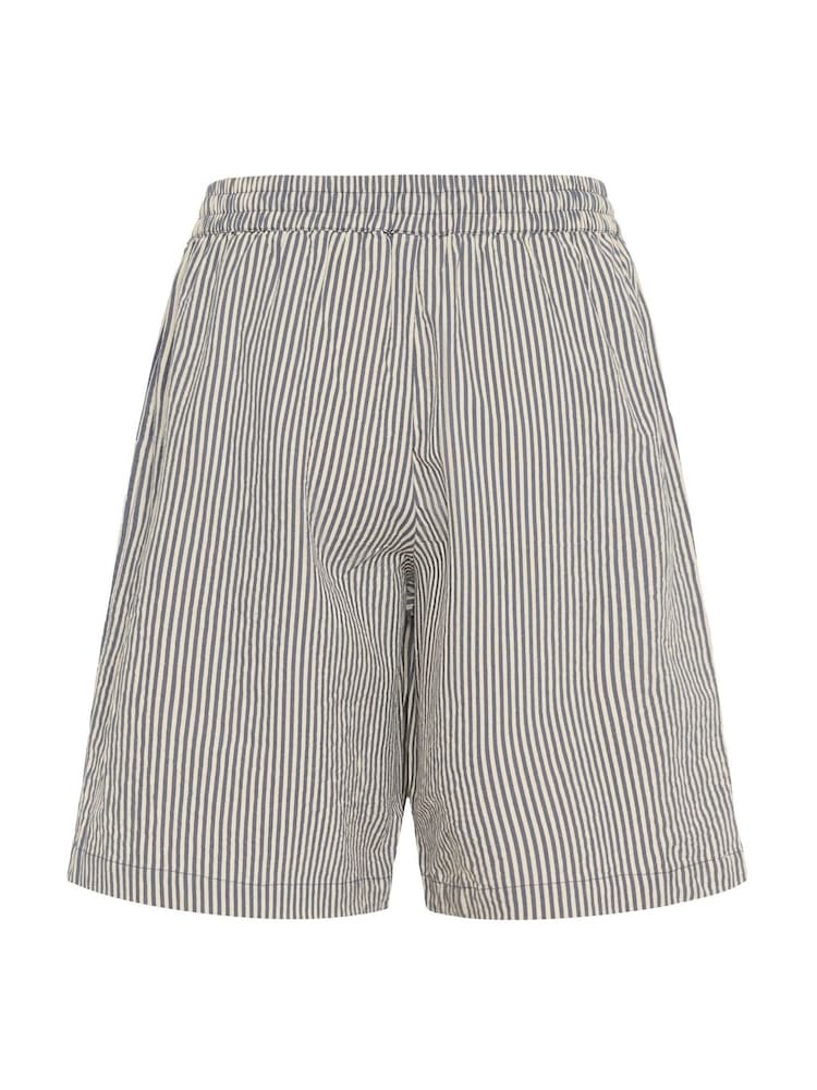 Kaffe Grey KAnaya Striped Shorts - Image 6 of 6