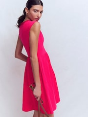 Boden Pink May Jersey Short Dress - Image 3 of 5