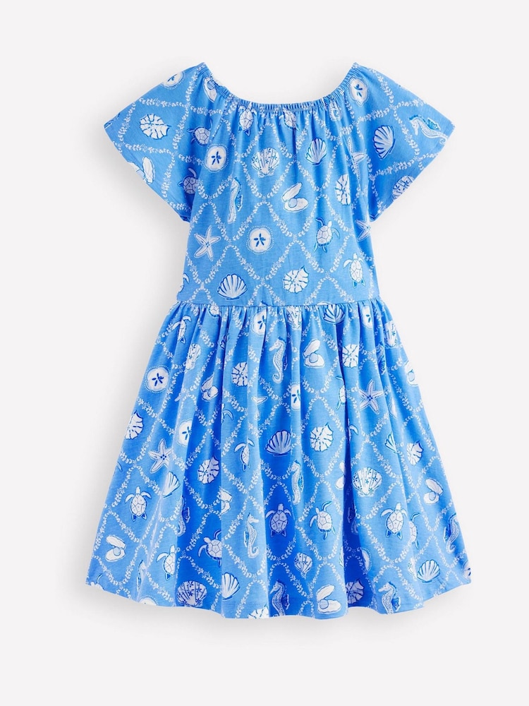 Boden Flutter Sleeve Twirly Dress - Imaginea 2 din 3