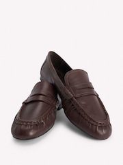 Boden Brown Soft Flexi Loafers - Image 5 of 6