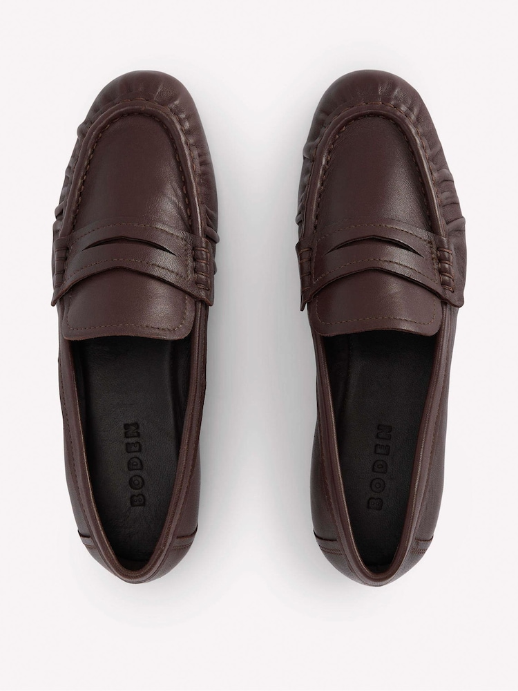 Boden Brown Soft Flexi Loafers - Image 6 of 6 Boden Brown Soft Flexi Loafers - Image 6 of 6