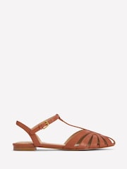 חום - Boden סנדלים שטוחים עם רכיסת כלוב - תמונה 2 מתוך 5