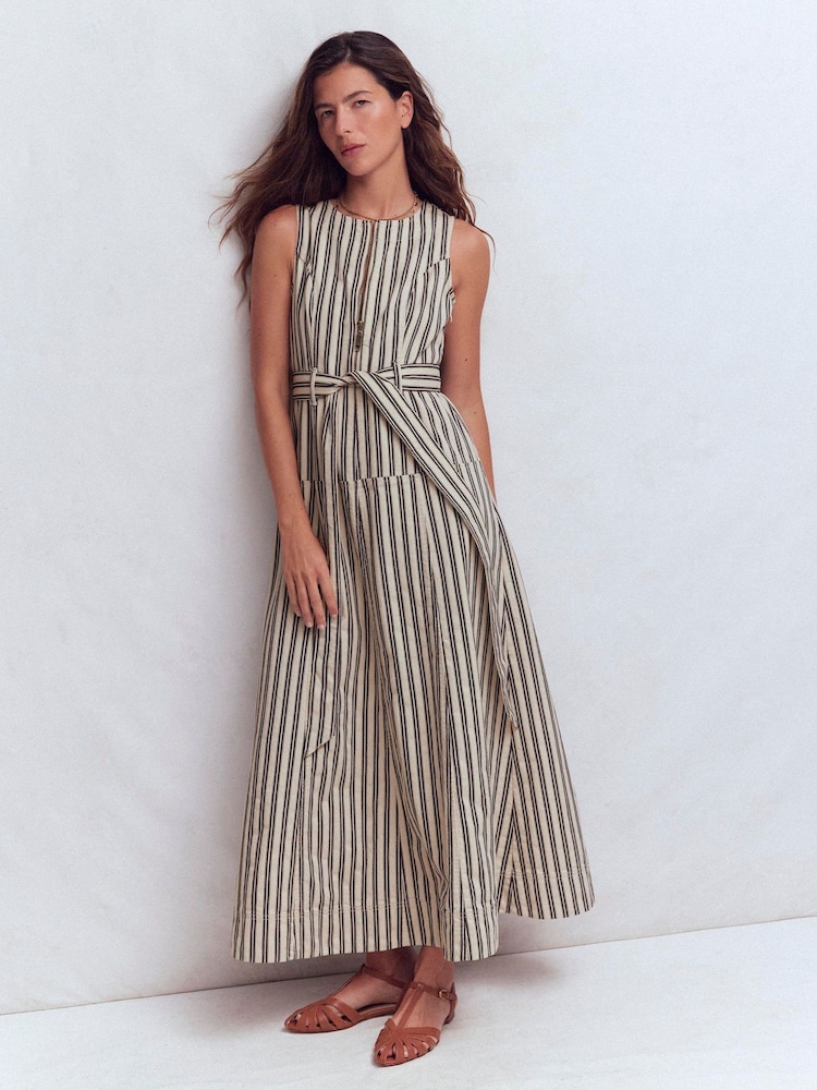 Rochie Boden din denim fără mâneci cu fermoar - Imaginea 1 din 5