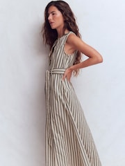 Rochie Boden din denim fără mâneci cu fermoar - Imaginea 4 din 5