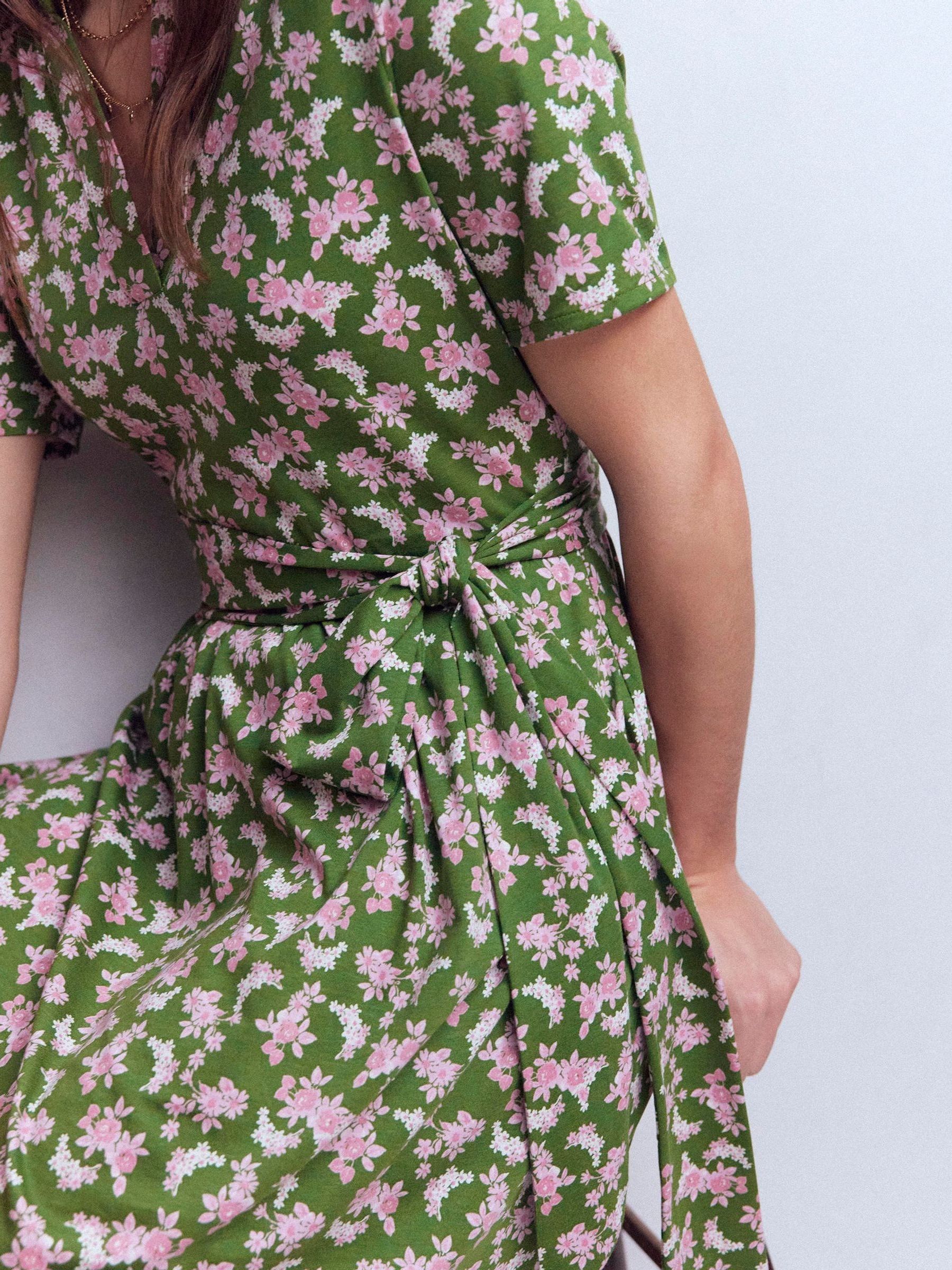 Buy Boden Green Daisy Flippy Jersey Dress from Next USA