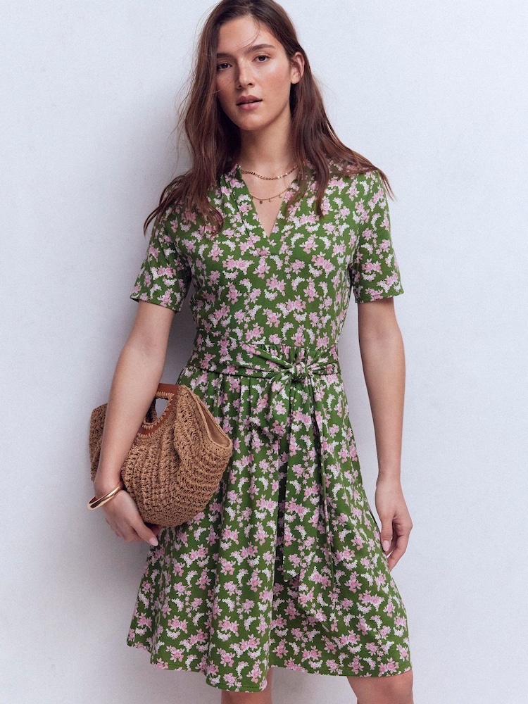 boden fixed wrap jersey dress Boden Women's Carla Jersey Wrap Dress in Green