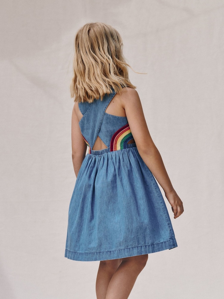 Boden 彩虹背面交叉連身裙 - 圖片 1/4