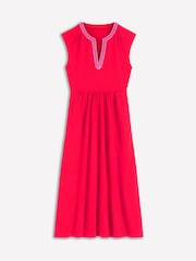 Roșu - Boden May Jersey Midi Dress - Imaginea 5 din 5