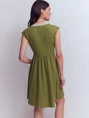 Boden Green May Jersey Short Dress - Image 3 of 5