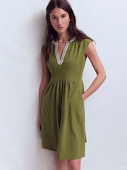 Boden Green May Jersey Short Dress - Image 4 of 5