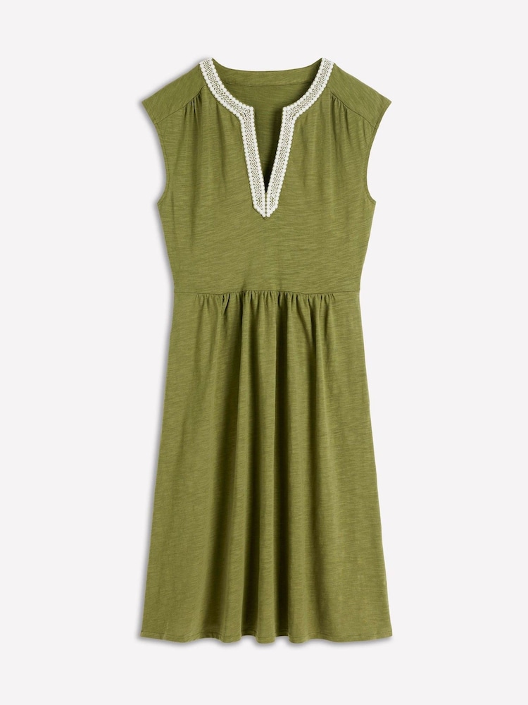 Boden Green May Jersey Short Dress - Image 5 of 5 Boden Green May Jersey Short Dress - Image 5 of 5