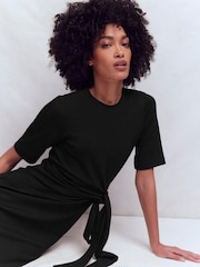 Boden Zinnia Tie Ponte Short Dress - Image 1 of 6