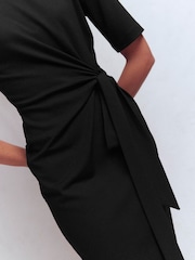 Boden Zinnia Tie Ponte Short Dress - Image 2 of 6