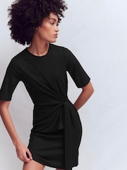 Boden Zinnia Tie Ponte Short Dress - Image 5 of 6