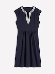 Boden Navy May Jersey Short Dress - Image 5 of 5