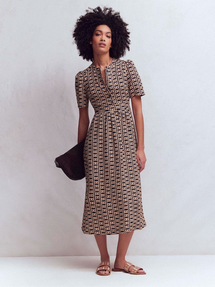 Boden Ivy リネン・ミディドレス - 画像 1 / 6