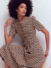 Boden Ivy リネン・ミディドレス - 画像 3 / 6