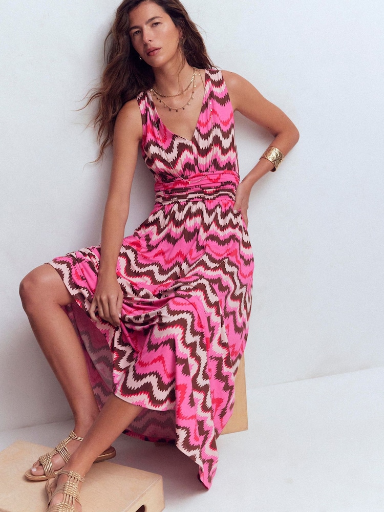boden v neck jersey maxi dress BODEN V-Neck Jersey Maxi Dress