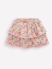 Boden Pink Ruffle Jersey Skort - Image 1 of 4