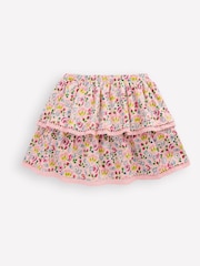 Boden Pink Ruffle Jersey Skort - Image 2 of 4