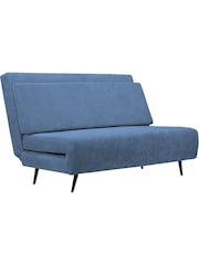 Dorel Home Blue Mallory Linen Sofa Bed - Image 2 of 6