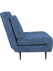 Dorel Home Blue Mallory Linen Sofa Bed - Image 4 of 6