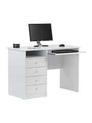Alphason White Marymount Student Desk - Image 3 of 6