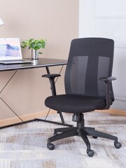 Alphason Black Laguna Office Chair - Image 1 of 7