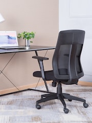 Alphason Black Laguna Office Chair - Image 2 of 7