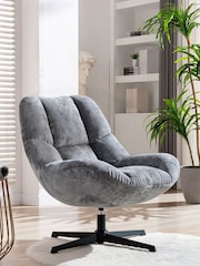 Dorel Home Grey Silverdale Corduroy Accent Chair - Image 1 of 6