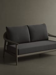 Nth Degree Dark Teak N1 2 Seater Sofa - Image 1 of 3