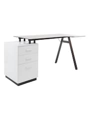 Alphason Grey Cleveland Desk - Image 3 of 6