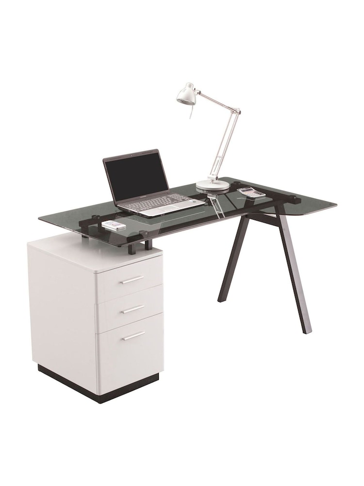 Alphason Grey Cleveland Desk - Image 6 of 6 Alphason Grey Cleveland Desk - Image 6 of 6