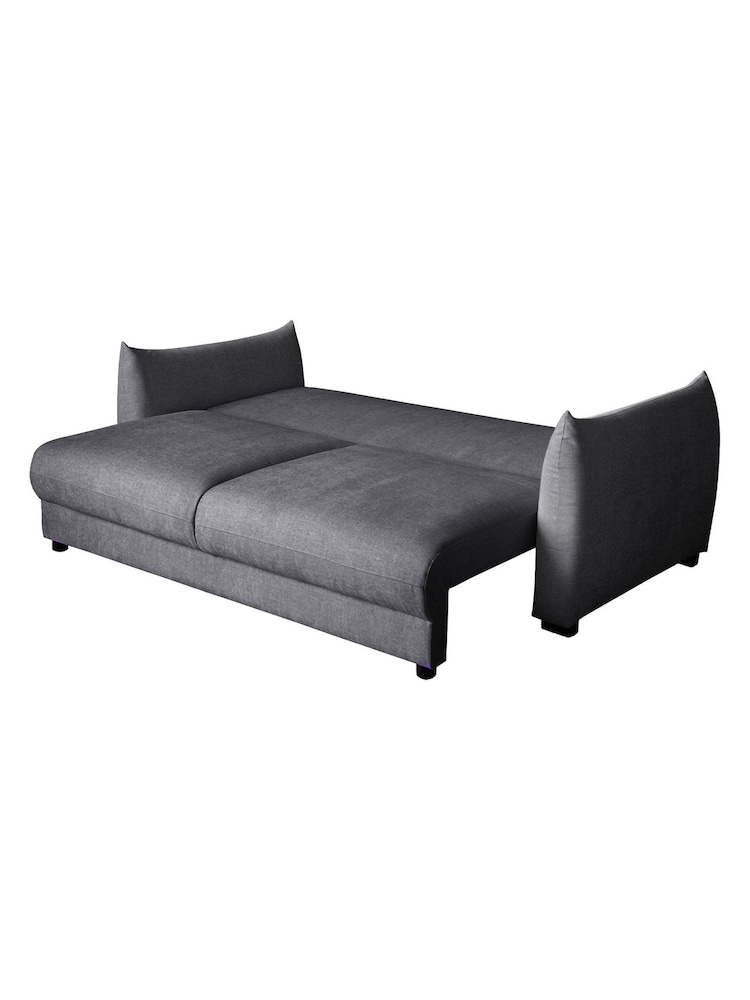 Dorel Home Grey Bronte 3 Seater Sofa Bed - Image 2 of 6