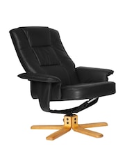 Alphason Black Drake Recliner Footstool - Image 2 of 5